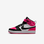 NIKE COURT BOROUGH MID WTR PSV 21.5㎝ Nike Kids' Court Borough Mid 2 PSV Shoes | Academy
